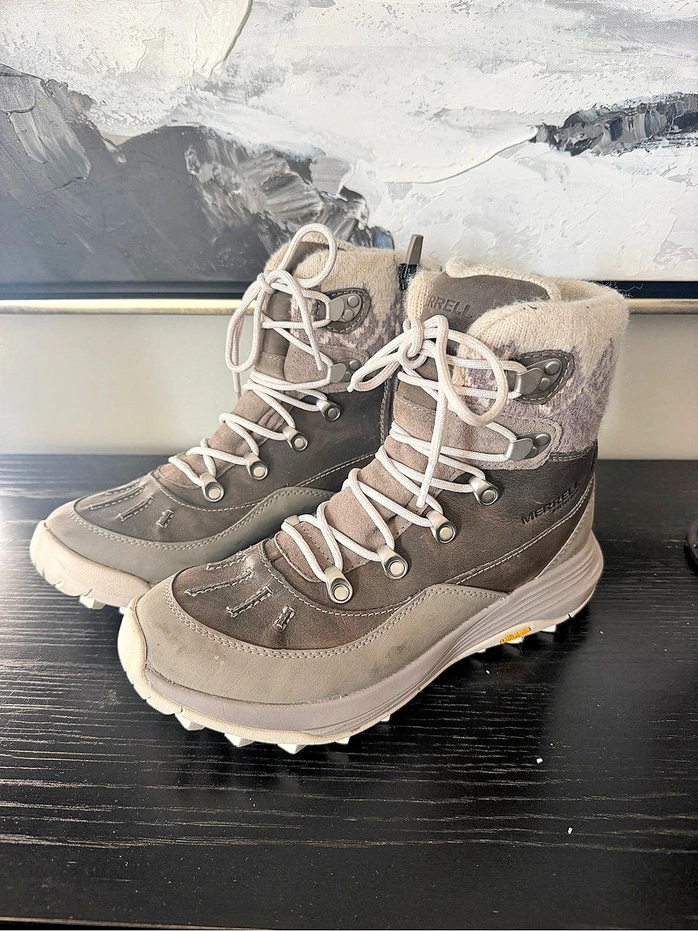 Merrell Thermo Mid Zip Waterproof Winter Boots Hiking Boots